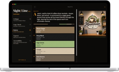 The Palette tool on Mac